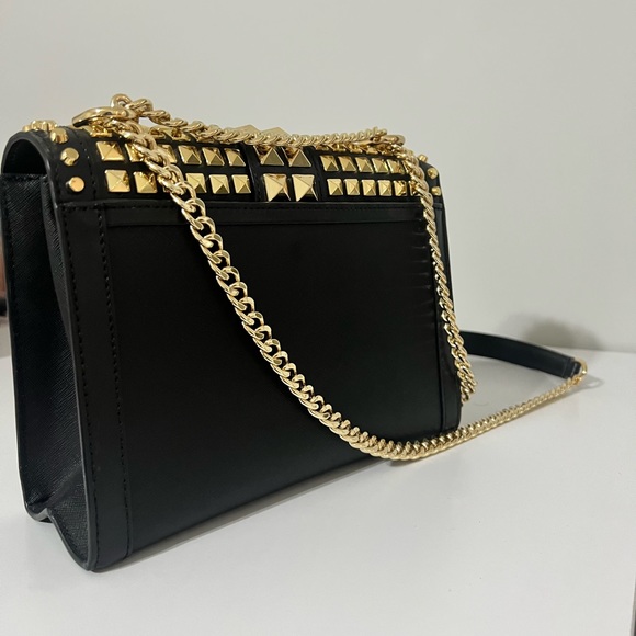 Michael kors Whitney Large Studded Saffiano Leather Convertible Shoulder Bag - Picture 5 of 9